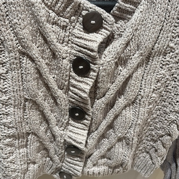 Free people Bonfire Cropped Cable-Knit Cardigan - Picture 3 of 7